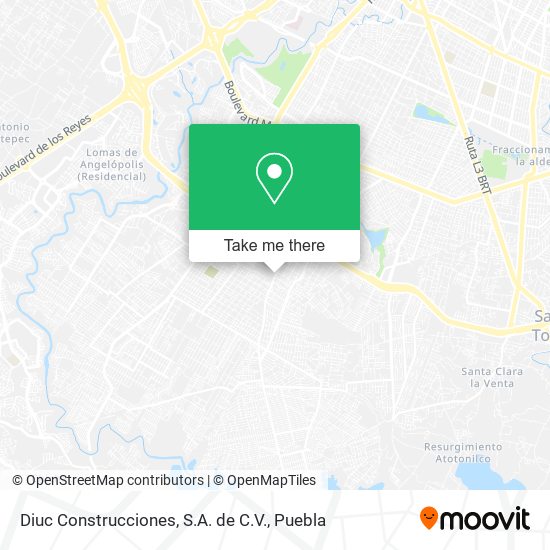 Diuc Construcciones, S.A. de C.V. map