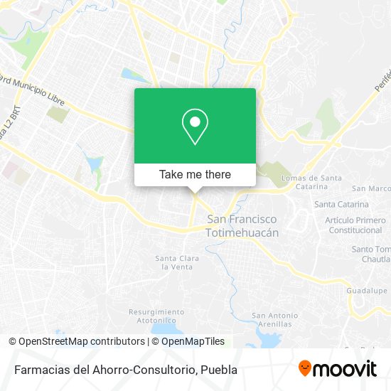 Mapa de Farmacias del Ahorro-Consultorio