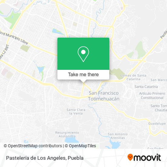 Pastelería de Los Angeles map