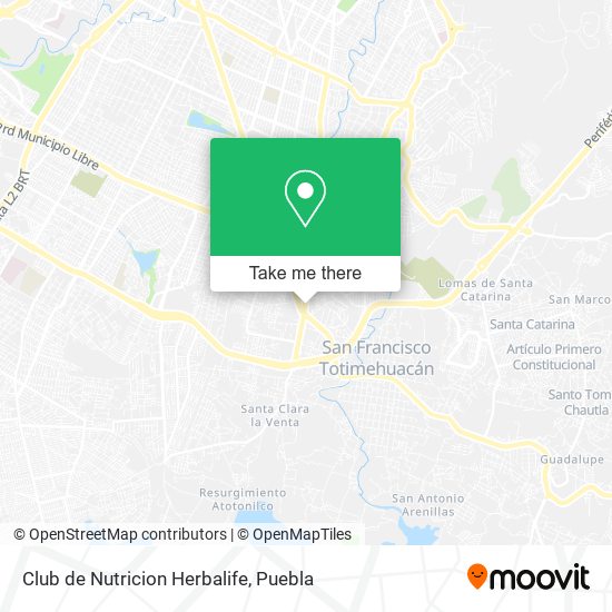 Club de Nutricion Herbalife map