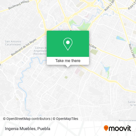 Mapa de Ingenia Muebles