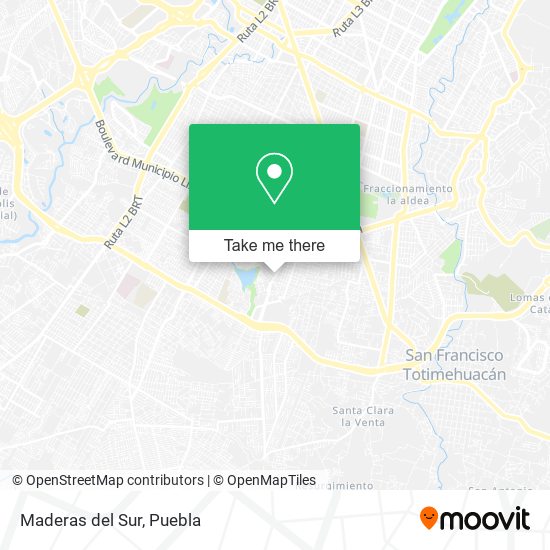 Mapa de Maderas del Sur