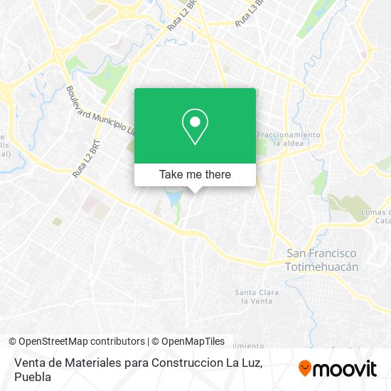 Venta de Materiales para Construccion La Luz map