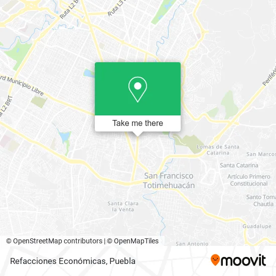 Mapa de Refacciones Económicas