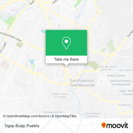 Dgep Buap map