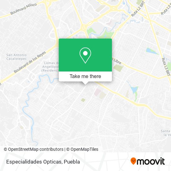 Mapa de Especialidades Opticas