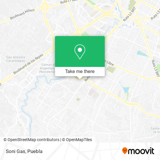 Soni Gas map