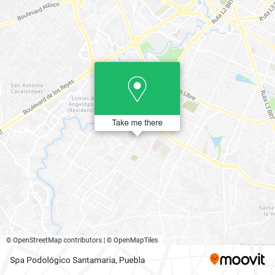 Spa Podológico Santamaria map