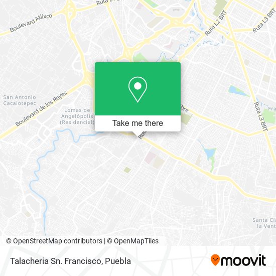 Talacheria Sn. Francisco map