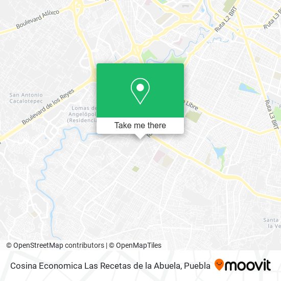 Cosina Economica Las Recetas de la Abuela map