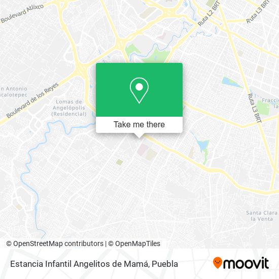 Mapa de Estancia Infantil Angelitos de Mamá
