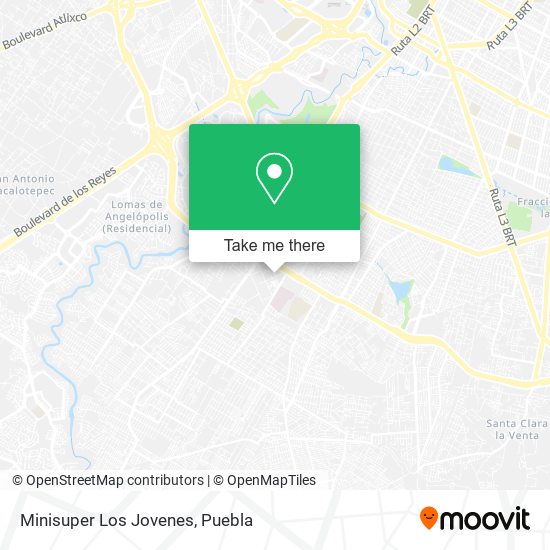 Minisuper Los Jovenes map