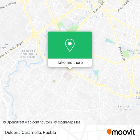 Dulcería Caramella map