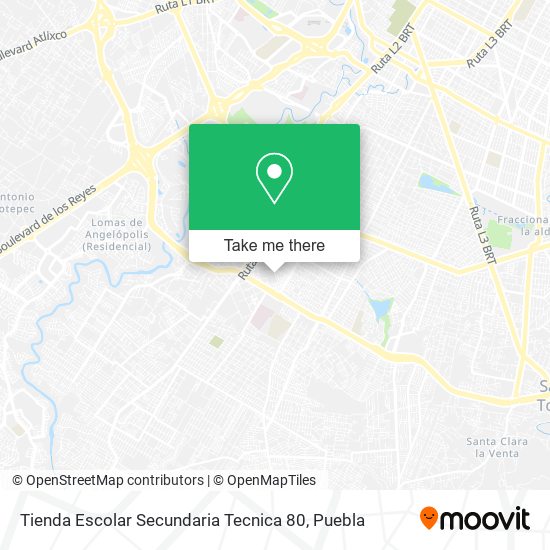 Tienda Escolar Secundaria Tecnica 80 map