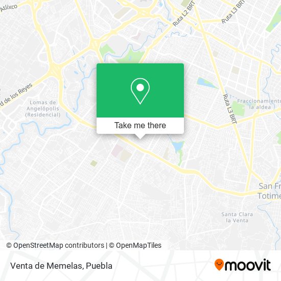 Venta de Memelas map