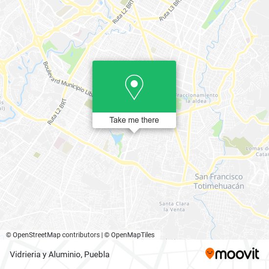 Mapa de Vidrieria y Aluminio