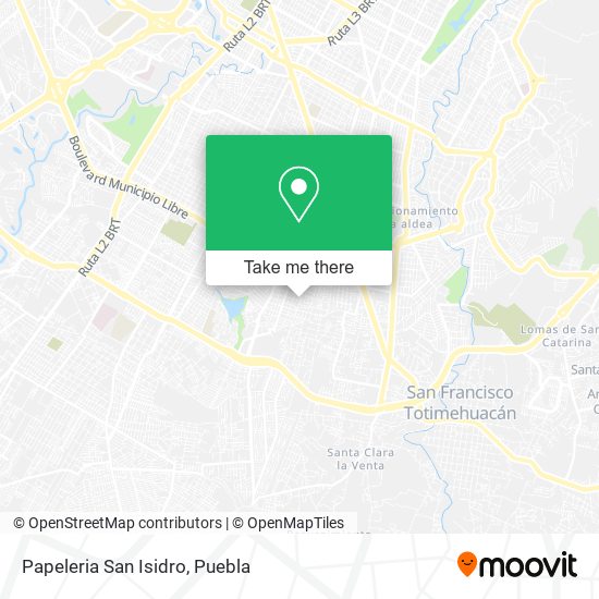 Mapa de Papeleria San Isidro