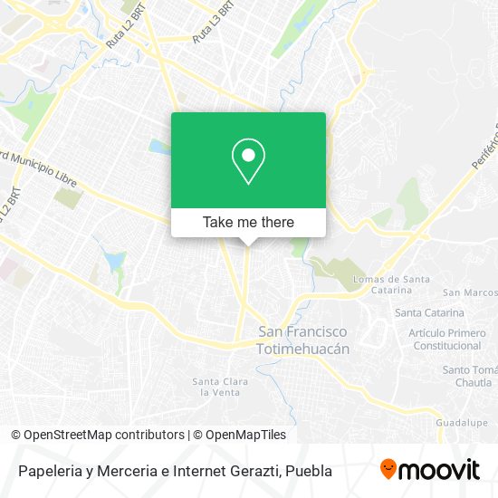 Papeleria y Merceria e Internet Gerazti map