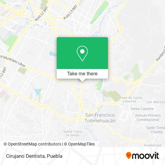 Mapa de Cirujano Dentista