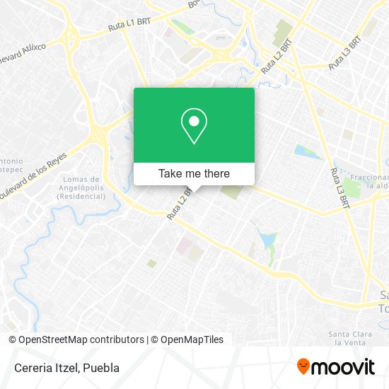 Mapa de Cereria Itzel