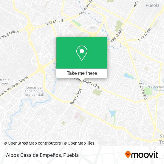 Albos Casa de Empeños map
