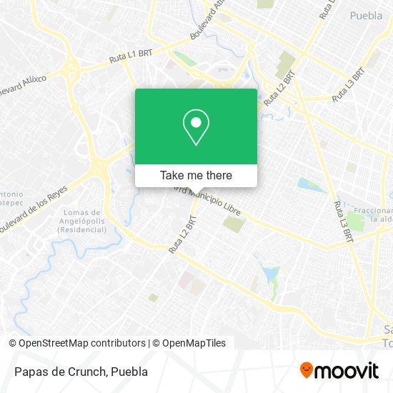 Mapa de Papas de Crunch