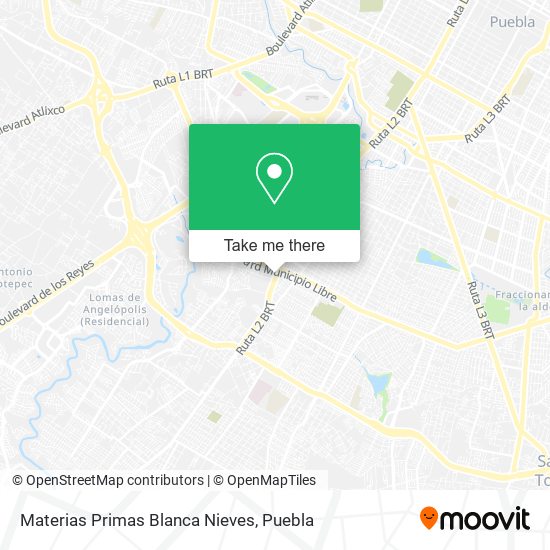 Materias Primas Blanca Nieves map