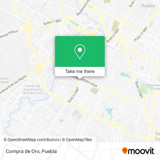 Mapa de Compra de Oro