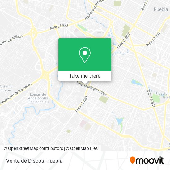 Mapa de Venta de Discos