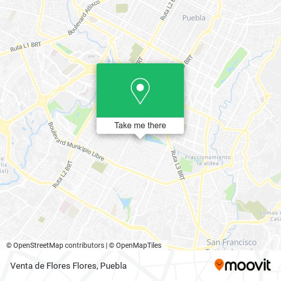 Venta de Flores Flores map