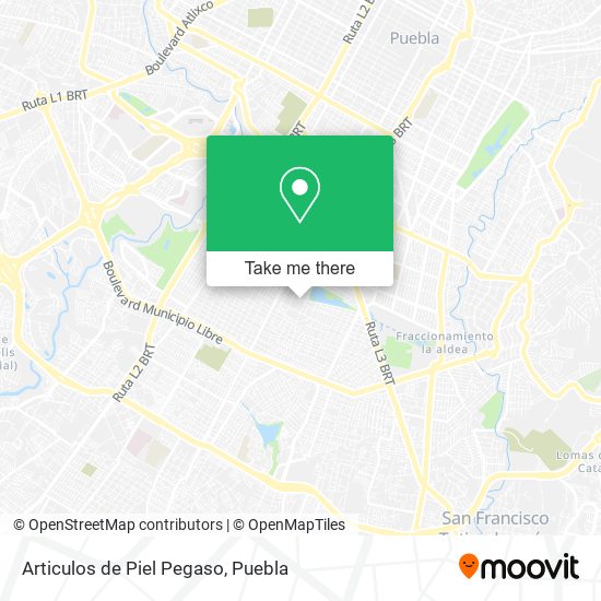 Mapa de Articulos de Piel Pegaso