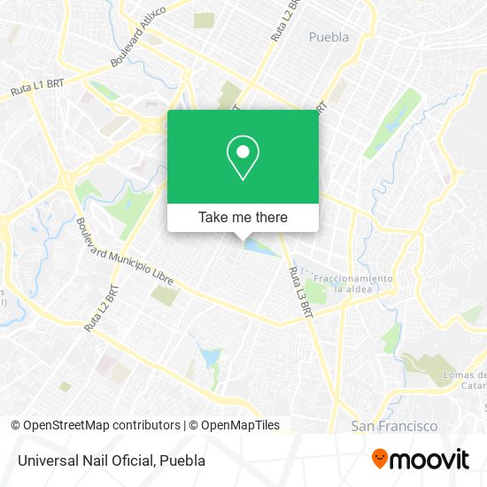 Universal Nail Oficial map
