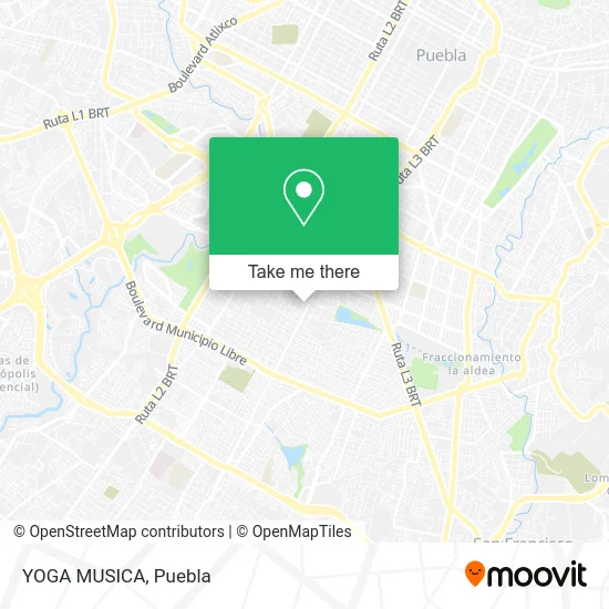 YOGA MUSICA map