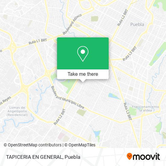 TAPICERIA EN GENERAL map