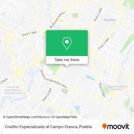 Credito Especializado al Campo Cresca map