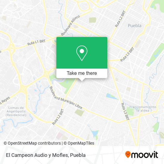 El Campeon Audio y Mofles map