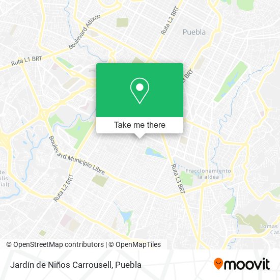 Mapa de Jardín de Niños Carrousell