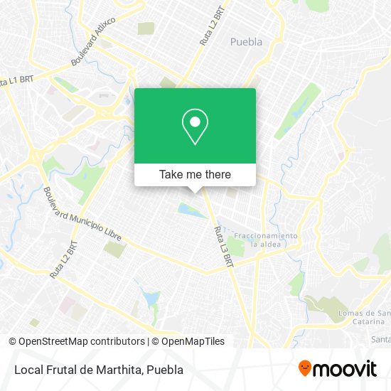 Local Frutal de Marthita map