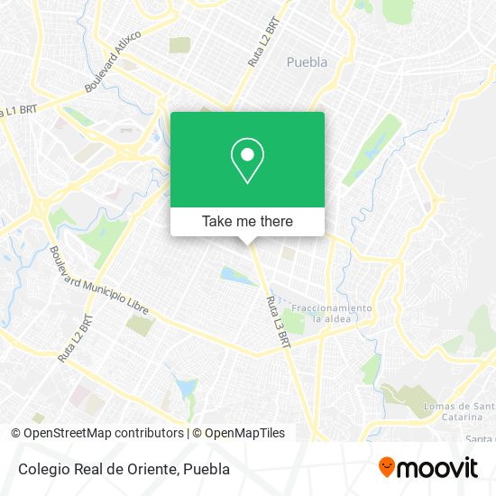 Colegio Real de Oriente map