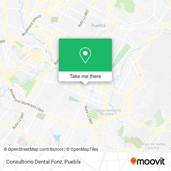 Mapa de Consultorio Dental Fonz