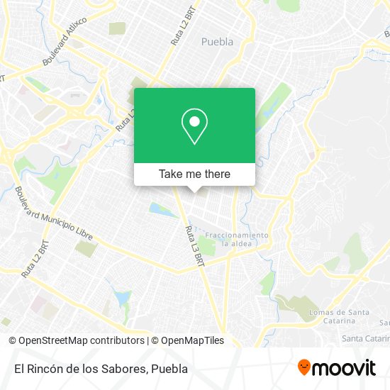 El Rincón de los Sabores map