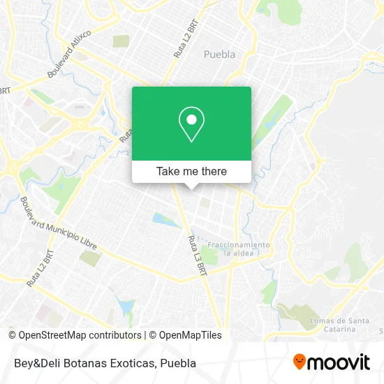 Bey&Deli Botanas Exoticas map