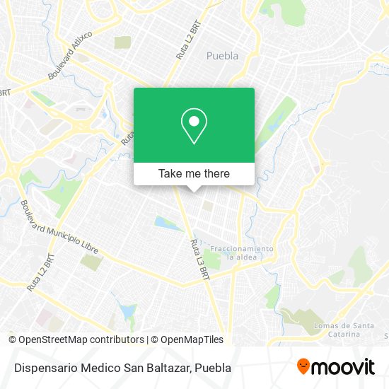 Mapa de Dispensario Medico San Baltazar