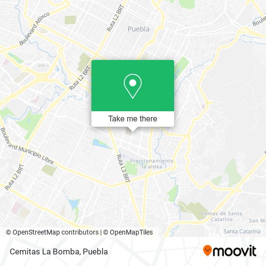 Cemitas La Bomba map