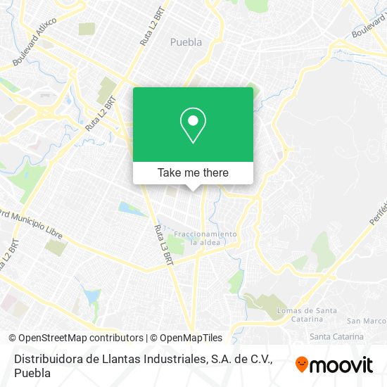 Distribuidora de Llantas Industriales, S.A. de C.V. map