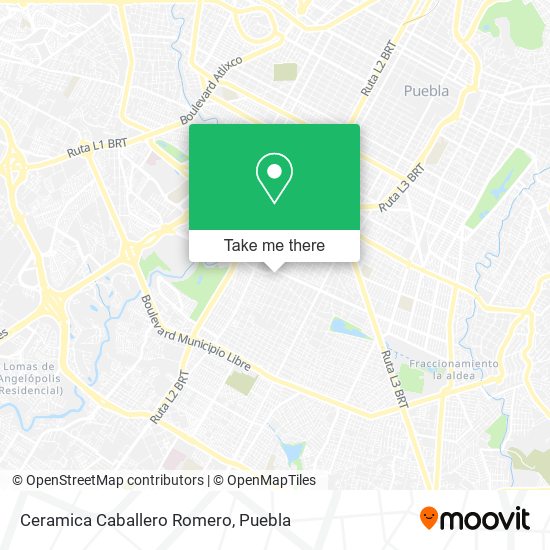 Ceramica Caballero Romero map