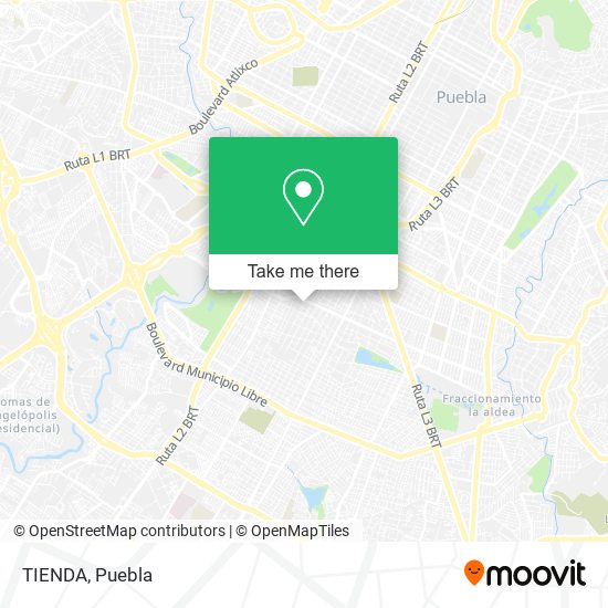 Mapa de TIENDA