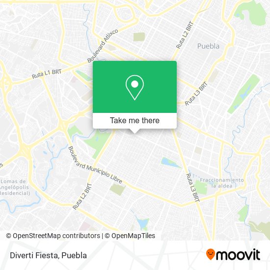 Mapa de Diverti Fiesta