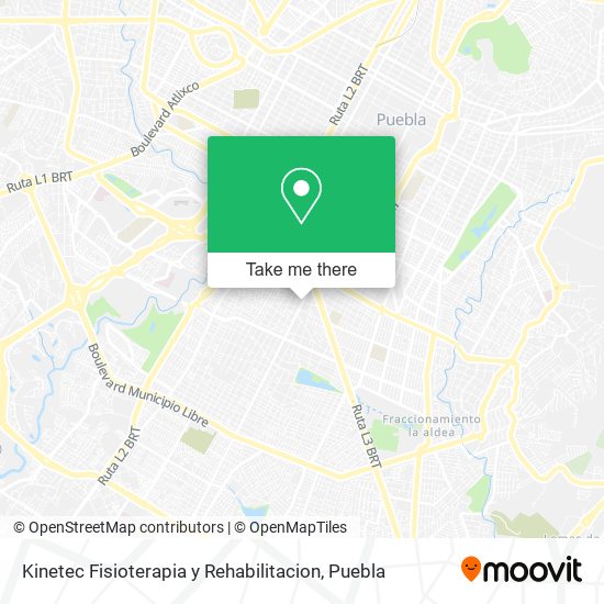 Kinetec Fisioterapia y Rehabilitacion map