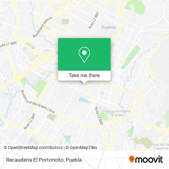 Recauderia El Portoncito map